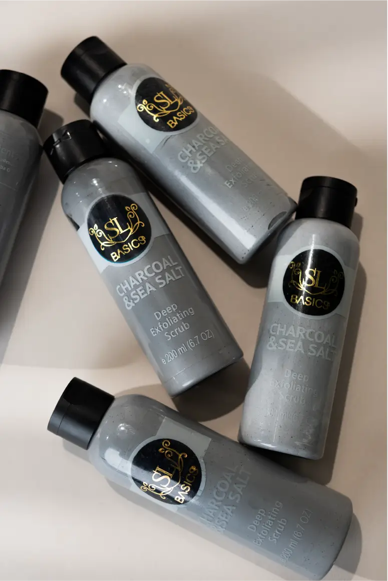 Charcoal & Sea Salt Scrub - SL Basics